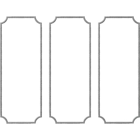 Ekena Millwork 28-in. W x 72-in. H Dublin Panel Moulding Kit Triple Panel PMLKDU28X72C